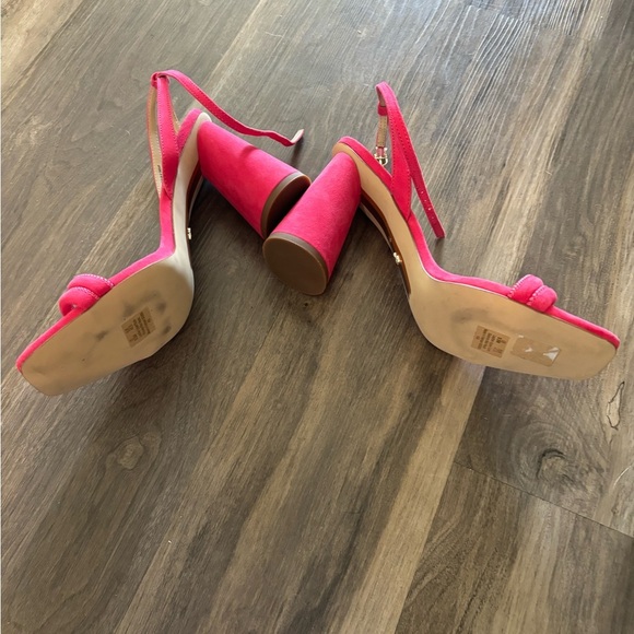 Sam Edelman Womens Kia Heeled Sandal | Dahlia Pink - Picture 4 of 4